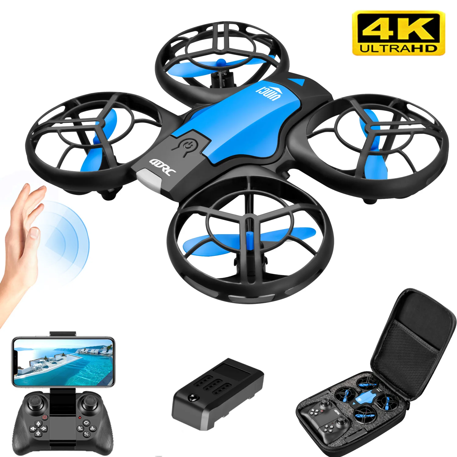 Drone Kit Professional - V8 New Mini Drone 4K Professional